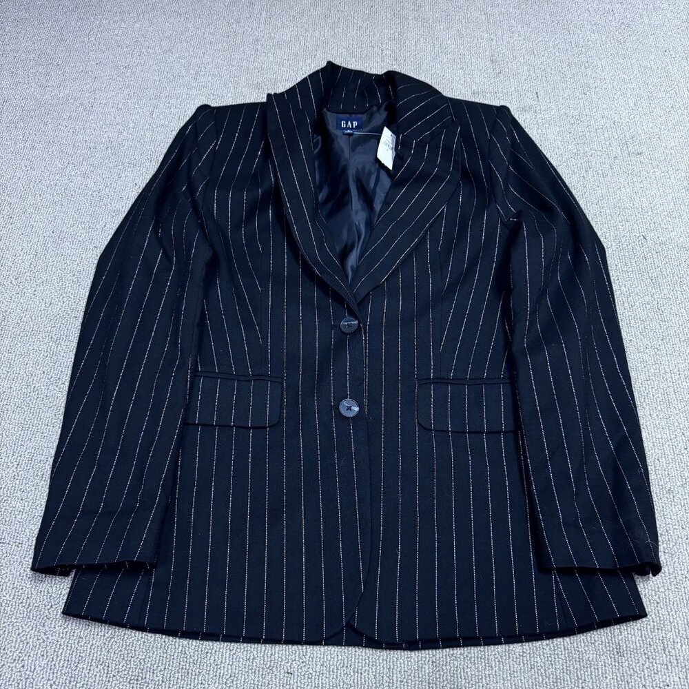 Gap Blazer Jacket Black Long Sleeve Women’s Size Small NWT - Picture 5 of 11